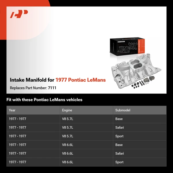 Intake Manifold for 1977 Pontiac LeMans