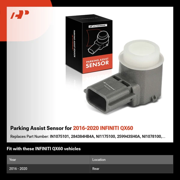Parking Assist Sensor for 2016-2020 INFINITI QX60