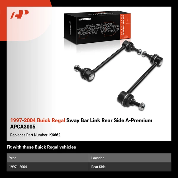 1997-2004 Buick Regal Sway Bar Link Rear Side A-Premium APCA3005