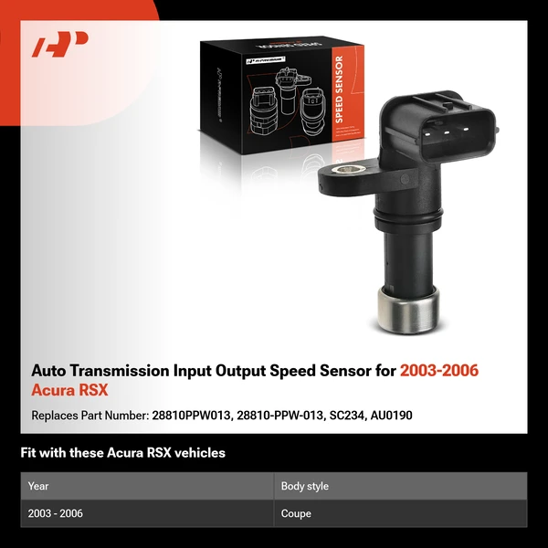 Auto Transmission Input Output Speed Sensor for 2003-2006 Acura RSX