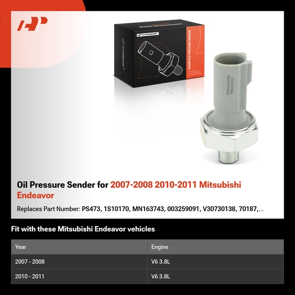 Oil Pressure Sender for 2007-2008 2010-2011 Mitsubishi Endeavor