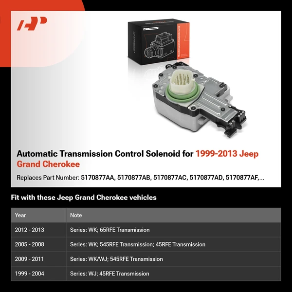 Automatic Transmission Control Solenoid for 1999-2013 Jeep Grand Cherokee