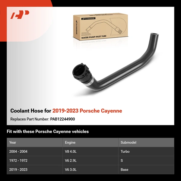 Coolant Hose for 2019-2023 Porsche Cayenne