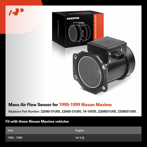 Mass Air Flow Sensor for 1995-1999 Nissan Maxima