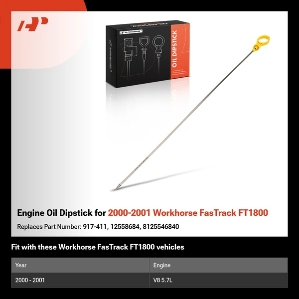 Engine Oil Dipstick for 2000-2001 Workhorse FasTrack FT1800