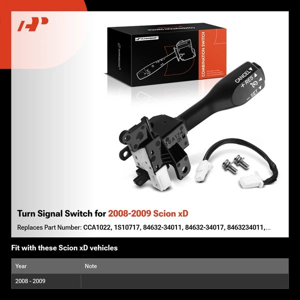 Turn Signal Switch for 2008-2009 Scion xD