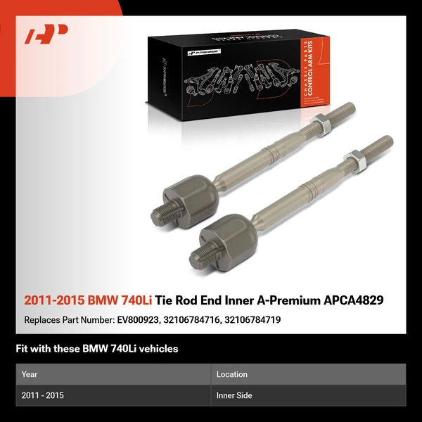 2011-2015 BMW 740Li Tie Rod End Inner A-Premium APCA4829