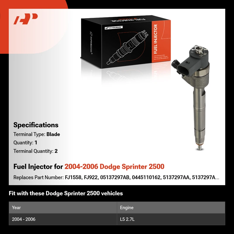 Fuel Injector for 2004-2006 Dodge Sprinter 2500