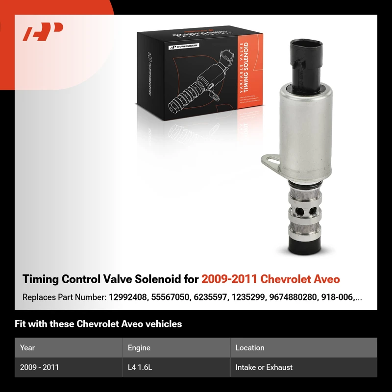 Timing Control Valve Solenoid for 2009-2011 Chevrolet Aveo