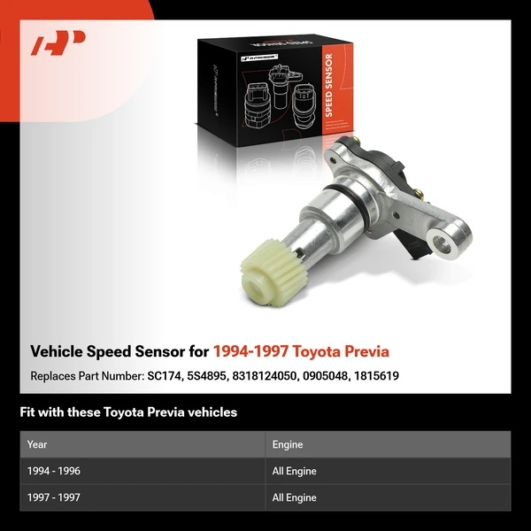 Vehicle Speed Sensor for 1994-1997 Toyota Previa