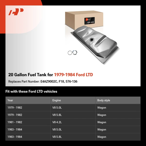 20 Gallon Fuel Tank for 1979-1984 Ford LTD