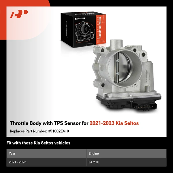 Throttle Body with TPS Sensor for 2021-2023 Kia Seltos