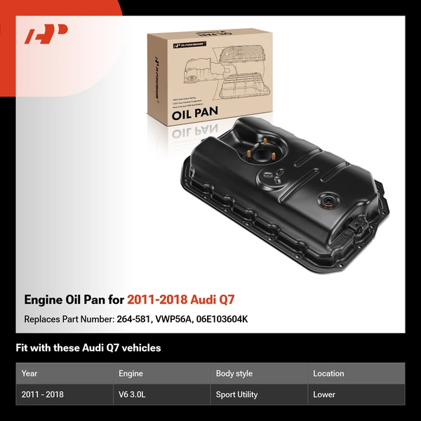 Engine Oil Pan for 2011-2018 Audi Q7