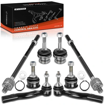 8 Pcs Tie Rod End & Ball Joint