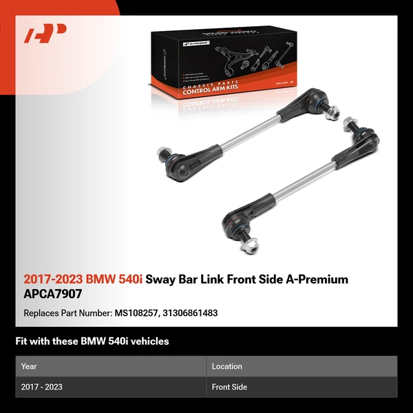 2017-2023 BMW 540i Sway Bar Link Front Side A-Premium APCA7907