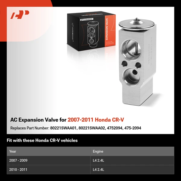 AC Expansion Valve for 2007-2011 Honda CR-V