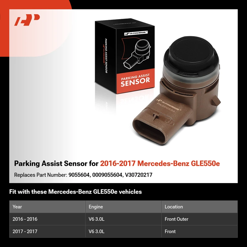 Parking Assist Sensor for 2016-2017 Mercedes-Benz GLE550e