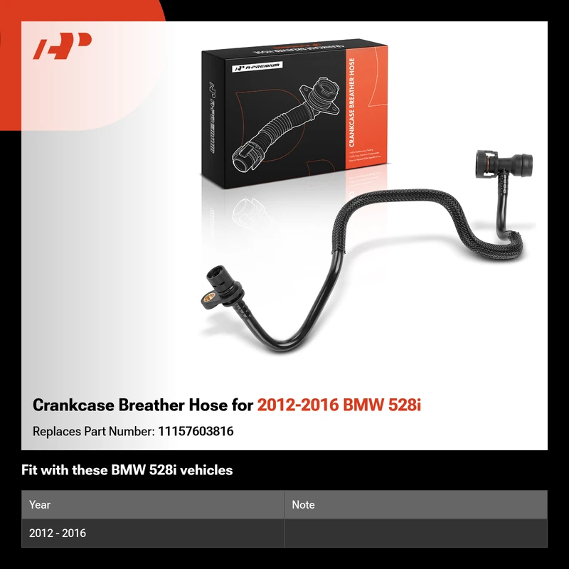 Crankcase Breather Hose for 2012-2016 BMW 528i