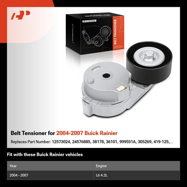 Belt Tensioner for 2004-2007 Buick Rainier