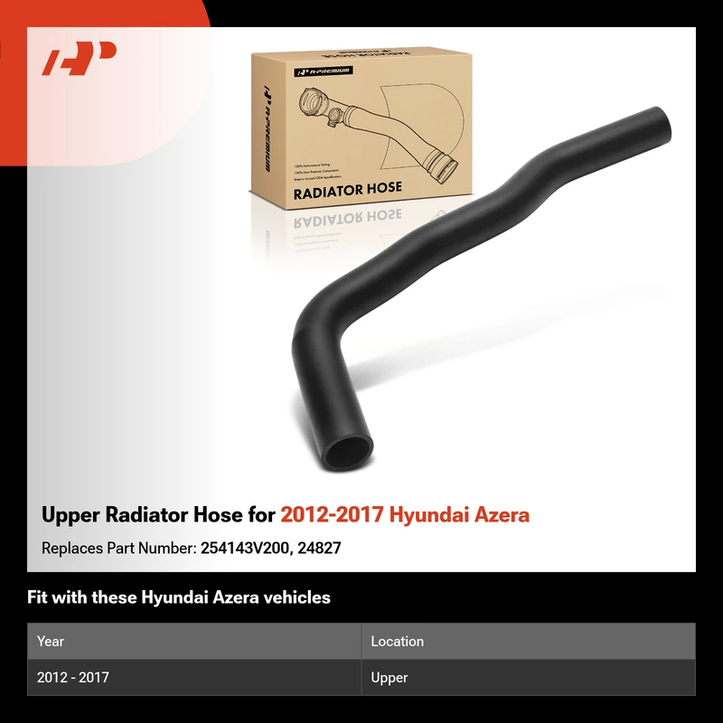 Upper Radiator Hose for 2012-2017 Hyundai Azera