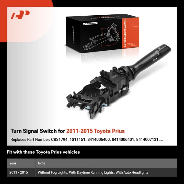 Turn Signal Switch for 2011-2015 Toyota Prius