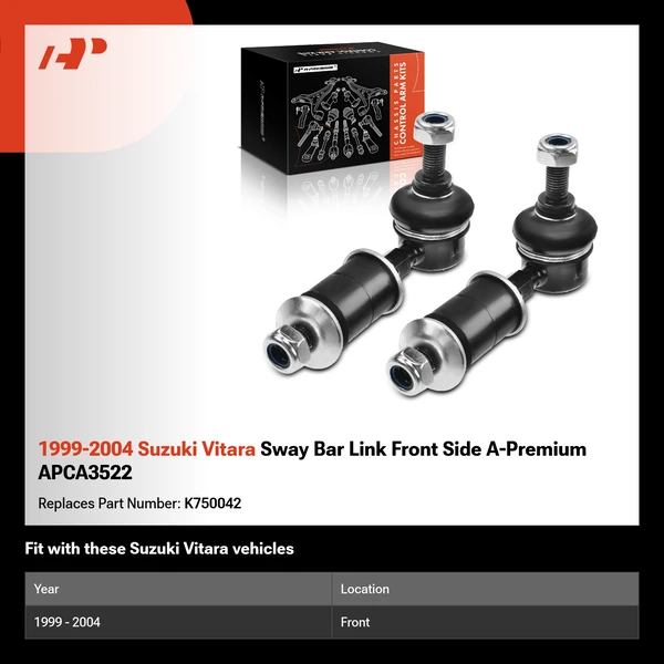 1999-2004 Suzuki Vitara Sway Bar Link Front Side A-Premium APCA3522