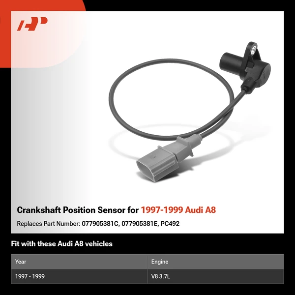 Crankshaft Position Sensor for 1997-1999 Audi A8