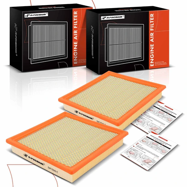 2 Pcs Engine Air Filter for 2009-2023 Ford F-150