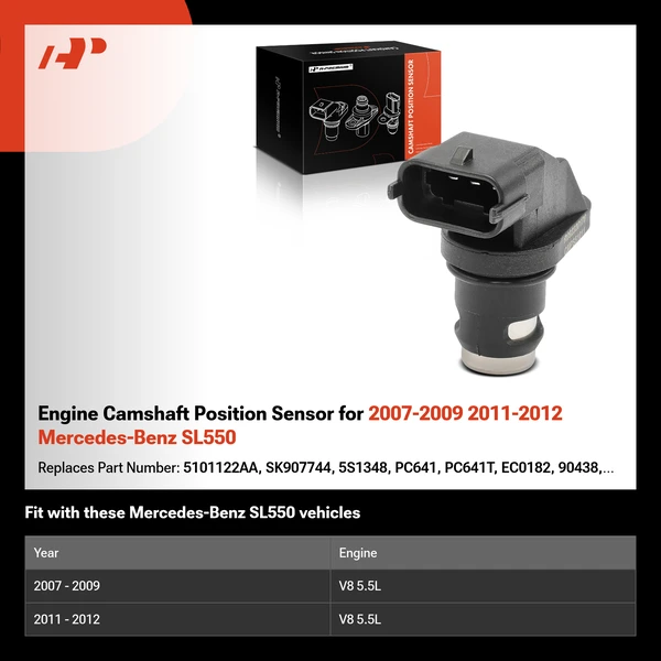 Engine Camshaft Position Sensor for 2007-2009 2011-2012 Mercedes-Benz SL550