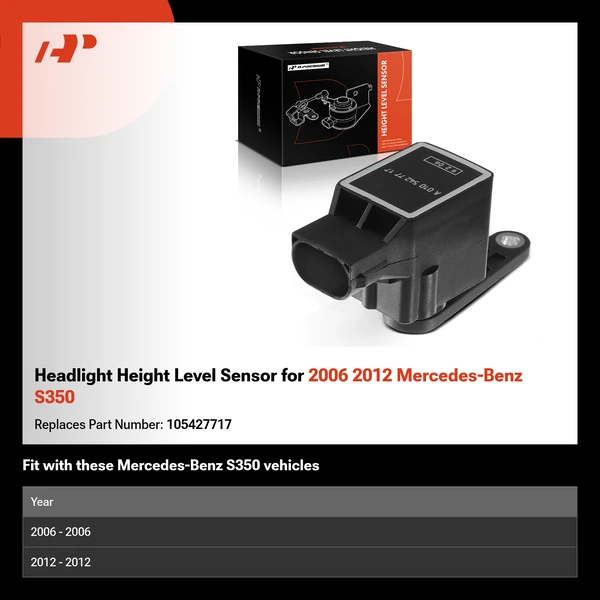 Headlight Height Level Sensor for 2006 2012 Mercedes-Benz S350