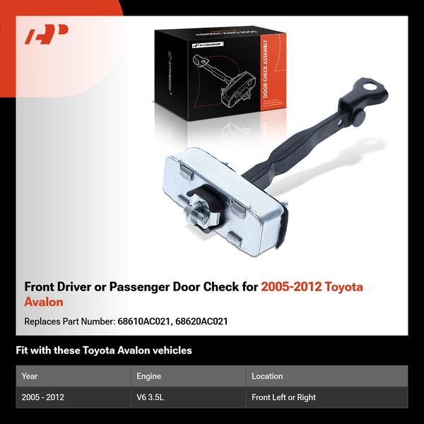 Front Driver or Passenger Door Check for 2005-2012 Toyota Avalon