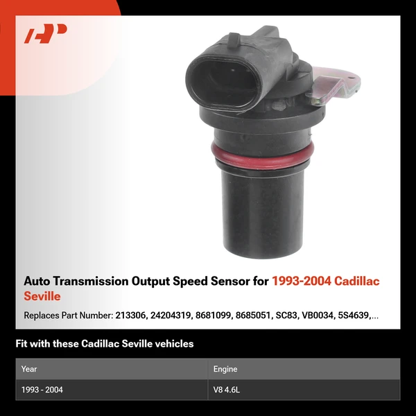 Auto Transmission Output Speed Sensor for 1993-2004 Cadillac Seville