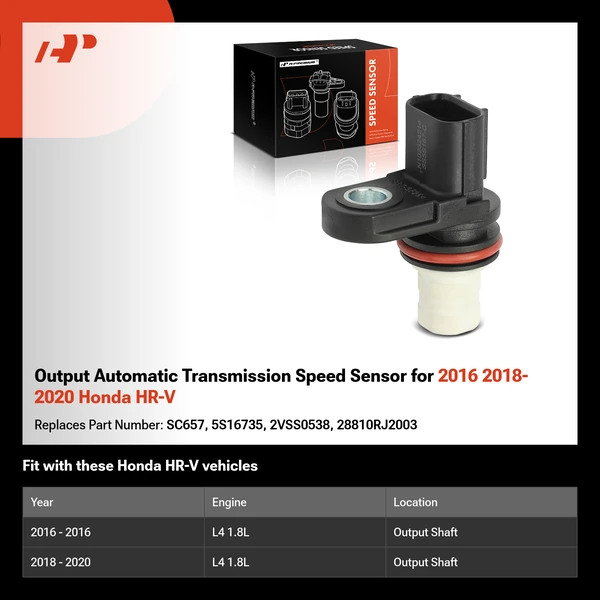 Output Automatic Transmission Speed Sensor for 2016 2018-2020 Honda HR-V