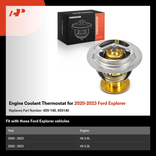 Engine Coolant Thermostat for 2020-2023 Ford Explorer