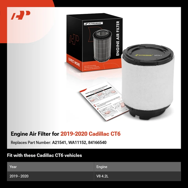Engine Air Filter for 2019-2020 Cadillac CT6
