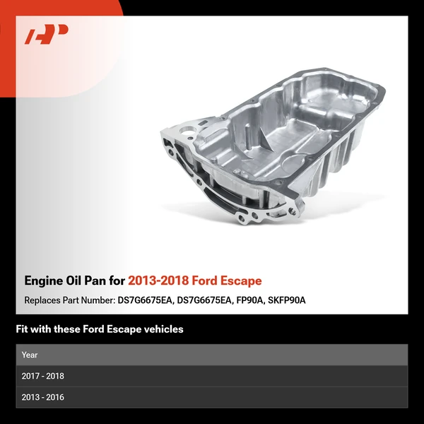 Engine Oil Pan for 2013-2018 Ford Escape