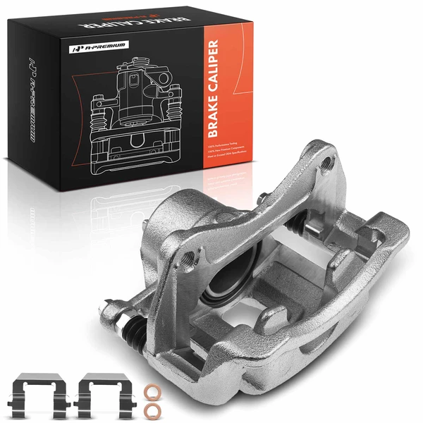 2018-2022 Hyundai Accent 1-Pc Brake Caliper Front Right Passenger Side 1-Piston A-Premium APBC1592