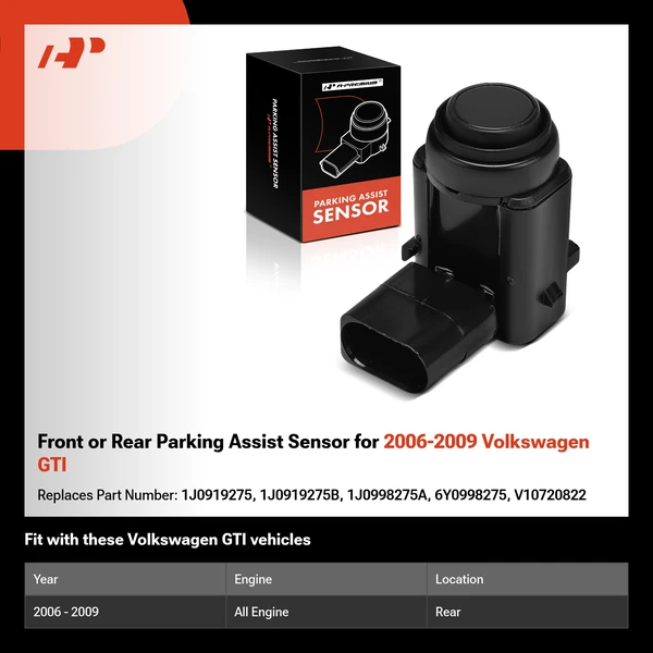 Front or Rear Parking Assist Sensor for 2006-2009 Volkswagen GTI