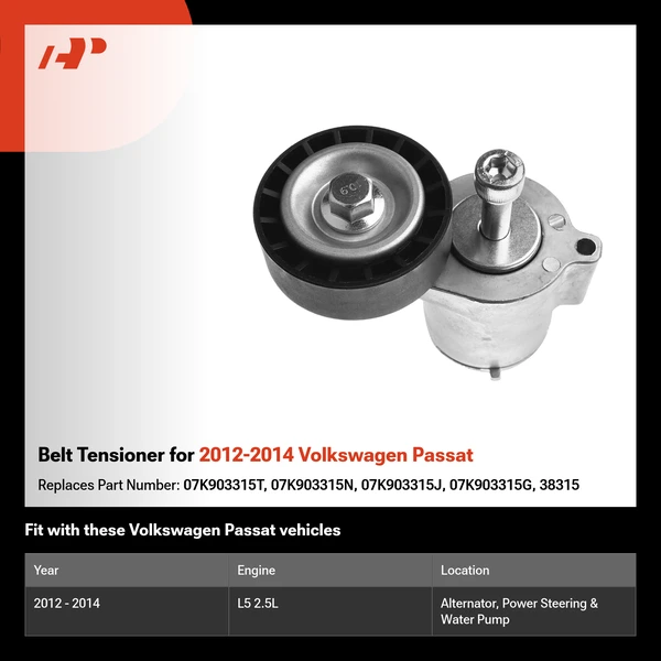 Belt Tensioner for 2012-2014 Volkswagen Passat