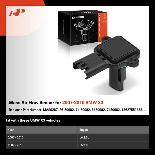 Mass Air Flow Sensor for 2007-2010 BMW X3