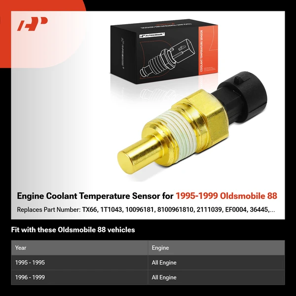 Engine Coolant Temperature Sensor for 1995-1999 Oldsmobile 88