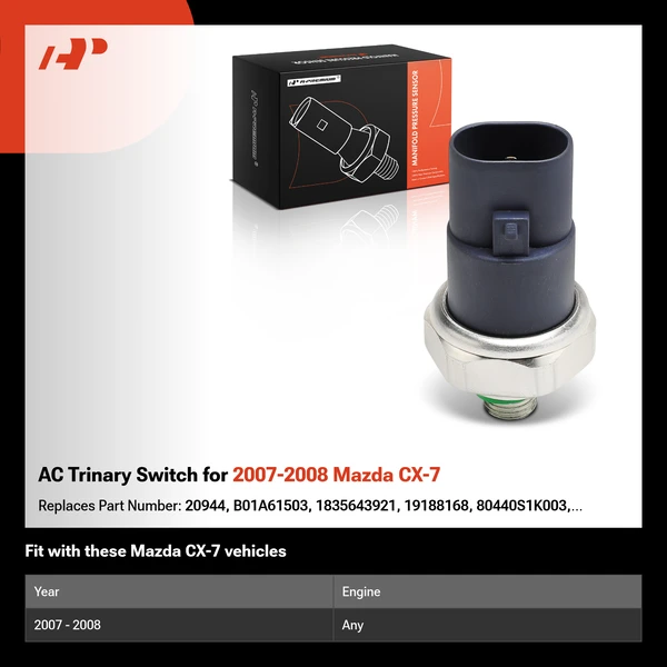 AC Trinary Switch for 2007-2008 Mazda CX-7