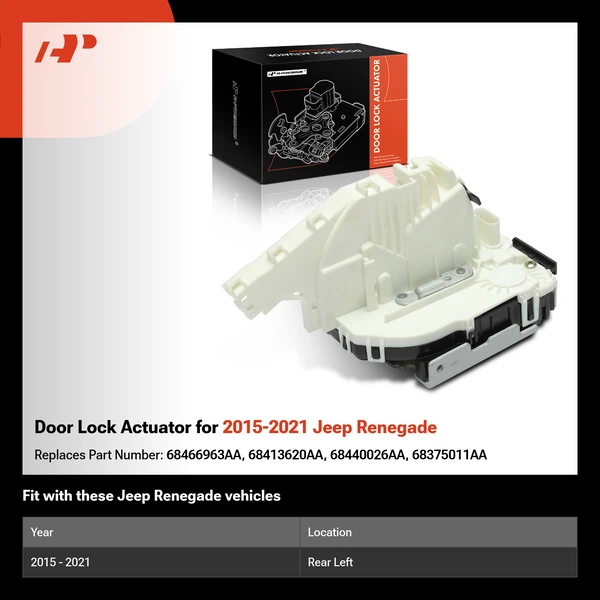 Door Lock Actuator for 2015-2021 Jeep Renegade
