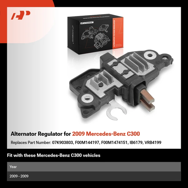 Alternator Regulator for 2009 Mercedes-Benz C300