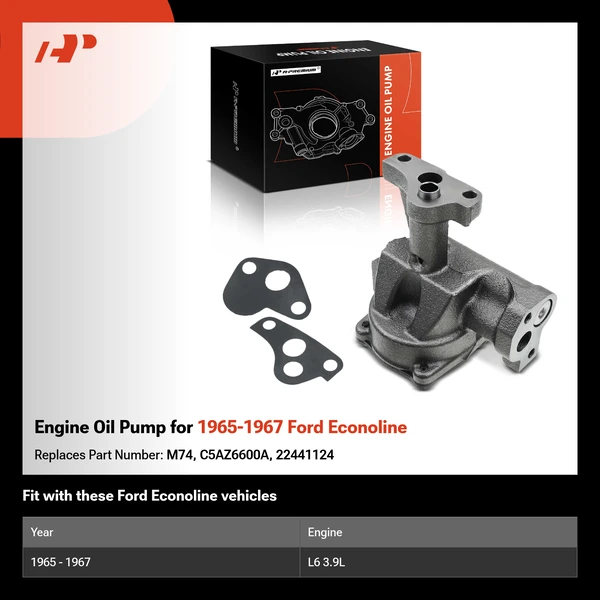 Engine Oil Pump for 1965-1967 Ford Econoline