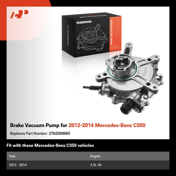 Brake Vacuum Pump for 2012-2014 Mercedes-Benz C350