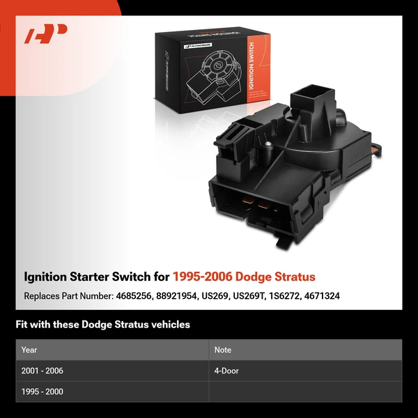 Ignition Starter Switch for 1995-2006 Dodge Stratus