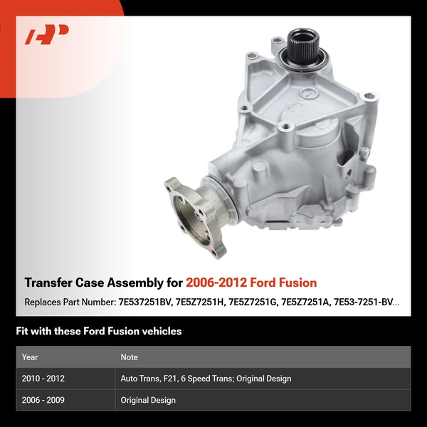 Transfer Case Assembly for 2006-2012 Ford Fusion