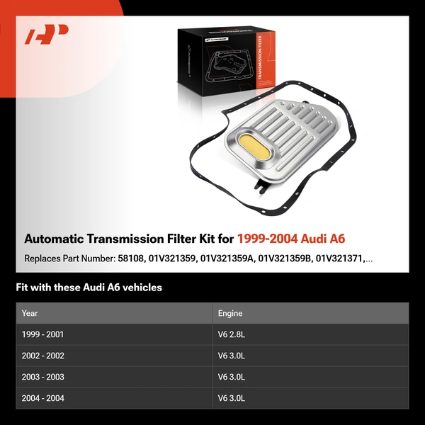 Automatic Transmission Filter Kit for 1999-2004 Audi A6