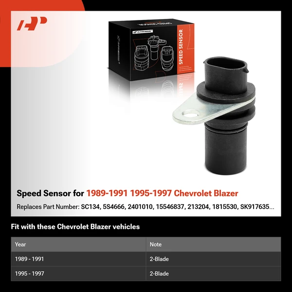 Speed Sensor for 1989-1991 1995-1997 Chevrolet Blazer